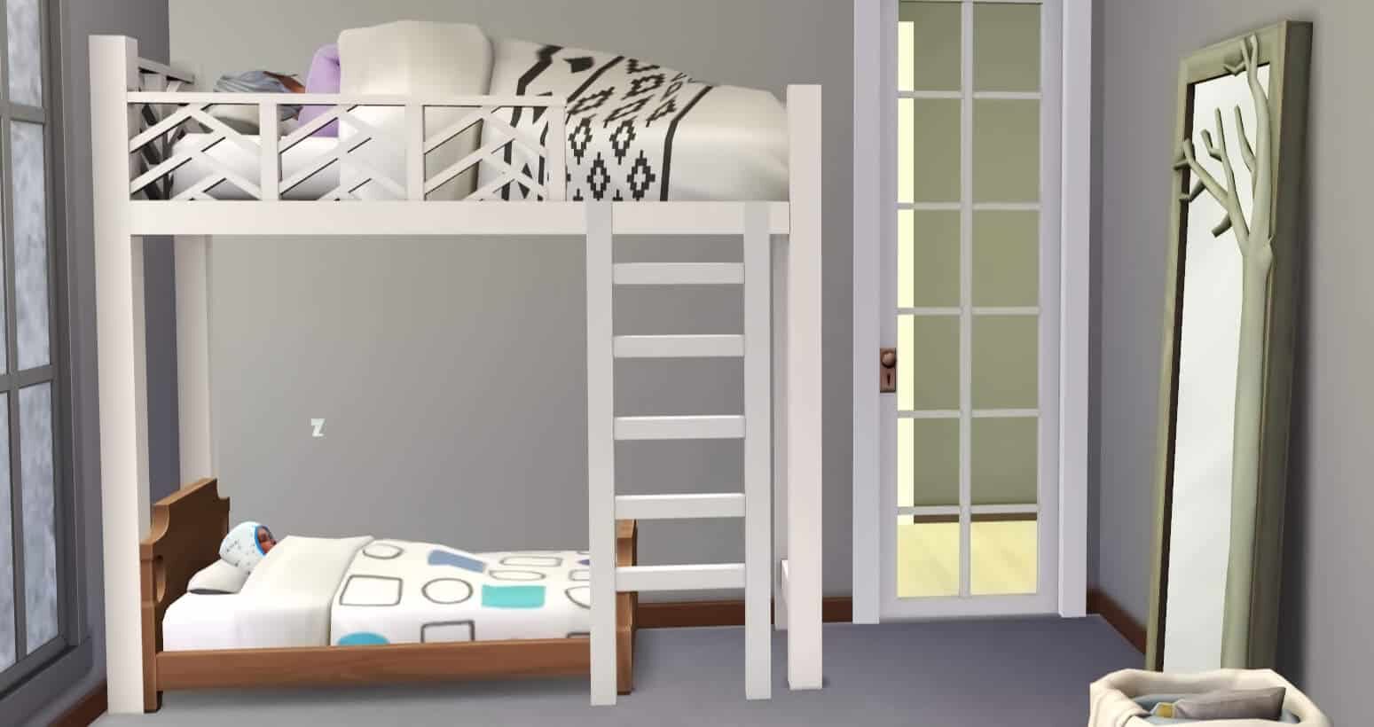 Sims 4 Functional Bunk Beds Cc