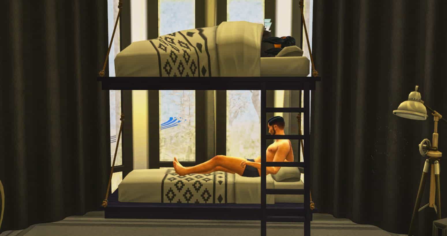 Sims 4 Functional Bunk Beds Cc Set